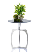 Tess - table d'appoint - marbre - aluminium - ø 45 x 56 cm